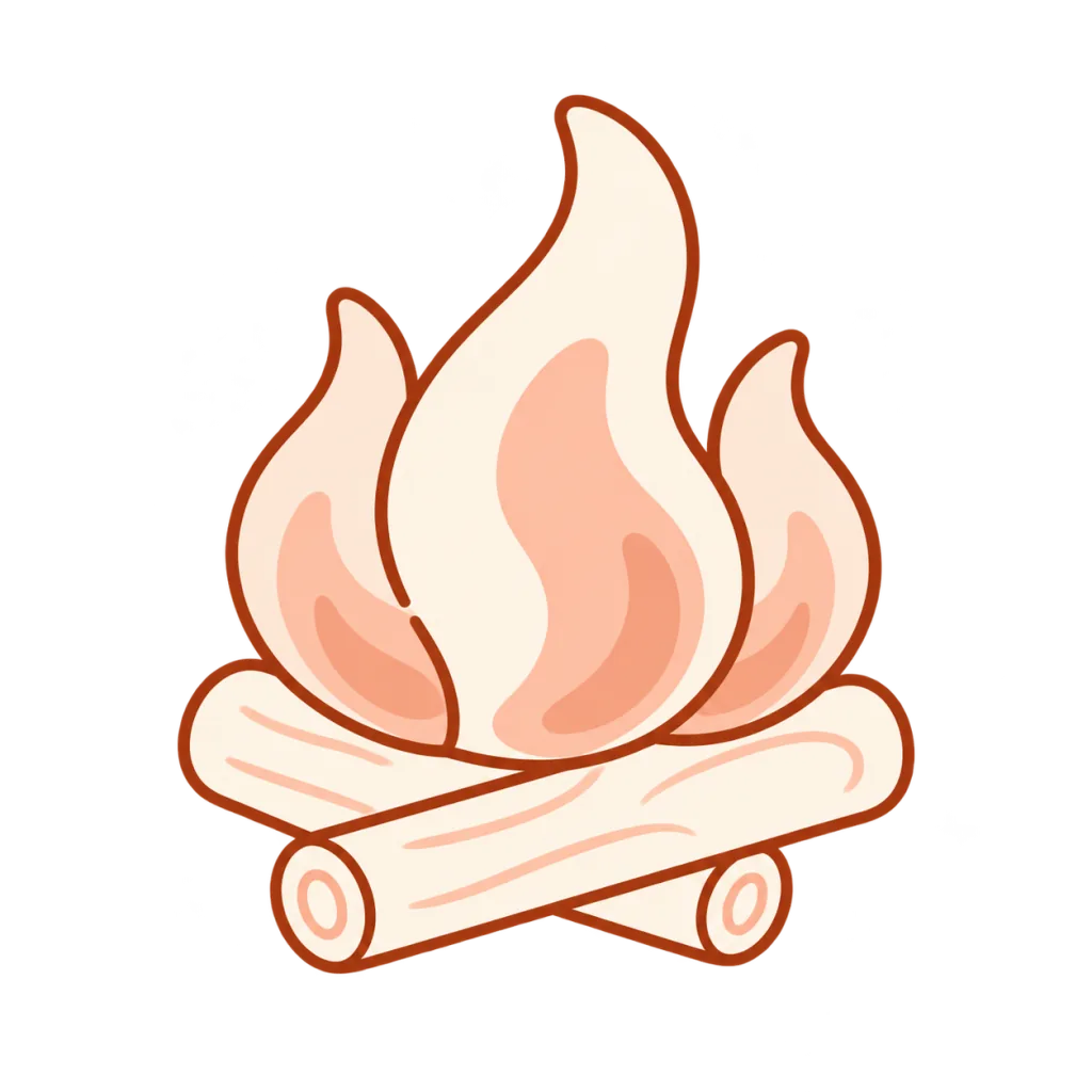 Fire element illustration