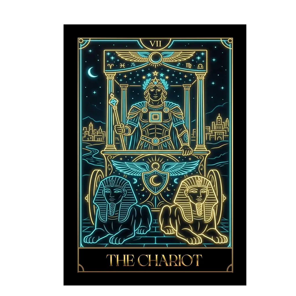 The Chariot tarot card