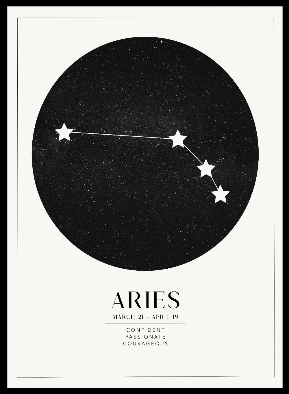Aries zodiac art