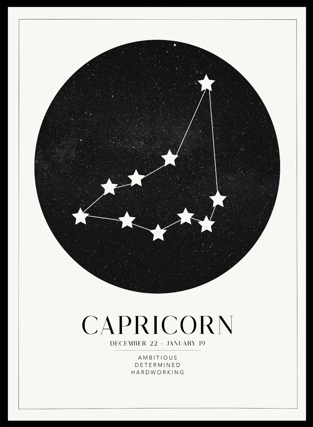 Capricorn zodiac art