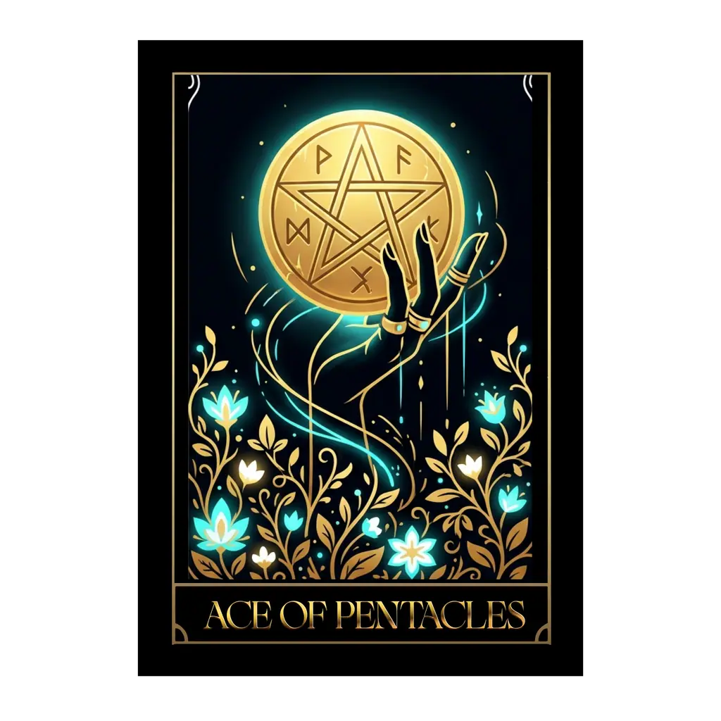 Ace of Pentacles tarot card