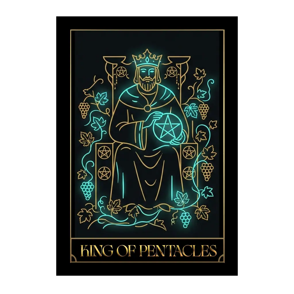 King of Pentacles tarot card
