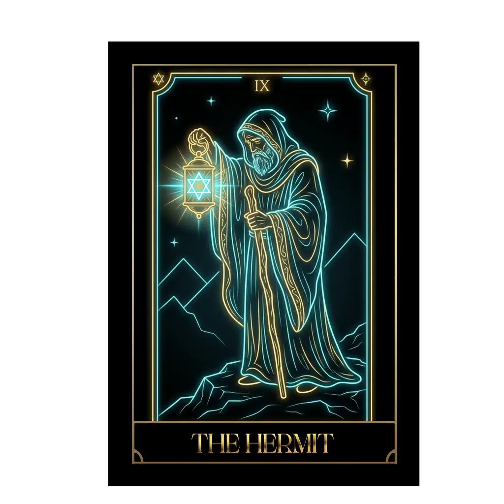 The Hermit tarot card